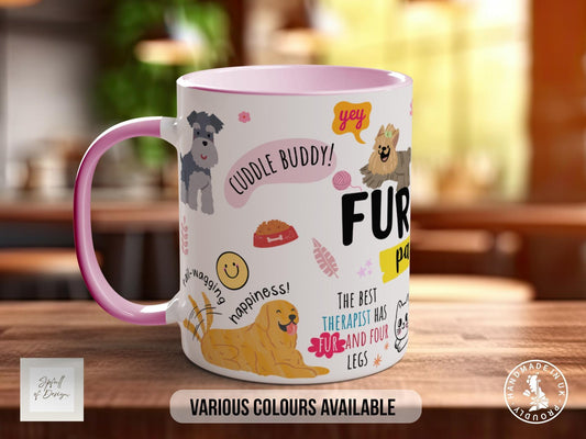 Dog Lover Mug – Colourful Handmade Dog Quote Mug | Dishwasher Safe