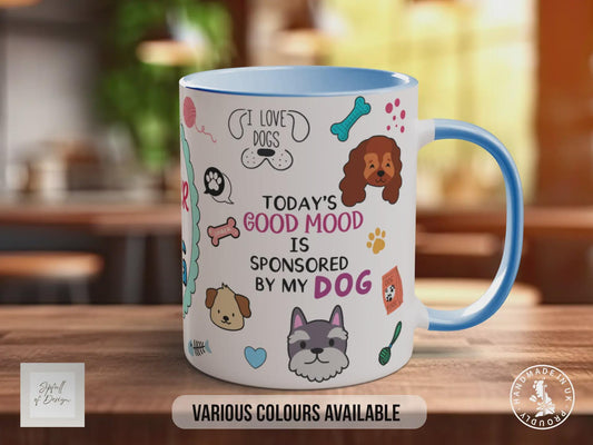 Life is Better with a Dog Mug – Cute Dog Lover Coffee Cup Gift