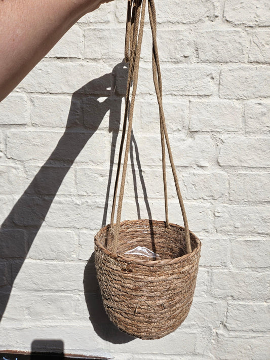 Rope hanging basket - 5 colours available