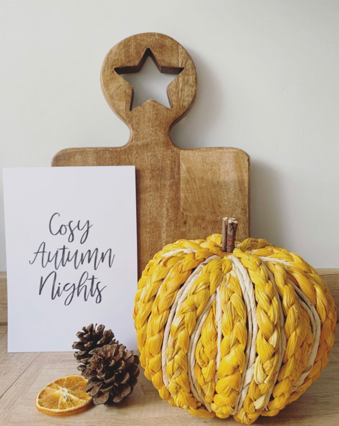 Cosy Autumn Nights Autumn Seasonal Wall Home Decor Print