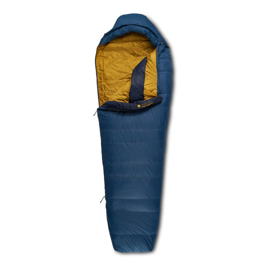Kelty Cosmic Down 20°F (-7°C) 550-Fill Sleeping Bag - Short - Dark Blue/Pageant Blue