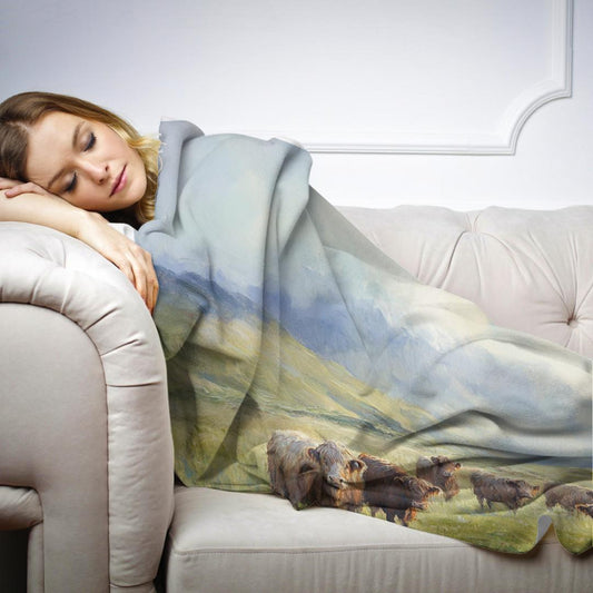 Highland Morning Serenity Blanket