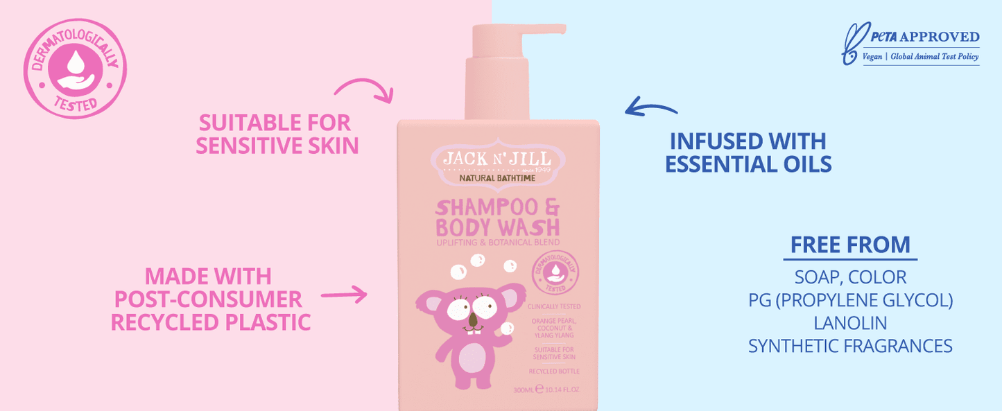 Jack N’ Jill Kids Shampoo & Body Wash - 300ml