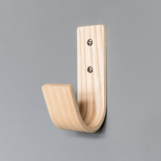 Ash Wall Hooks | Heavy Duty Wooden Coat Hooks | Handcrafted Hardwood | UK Made