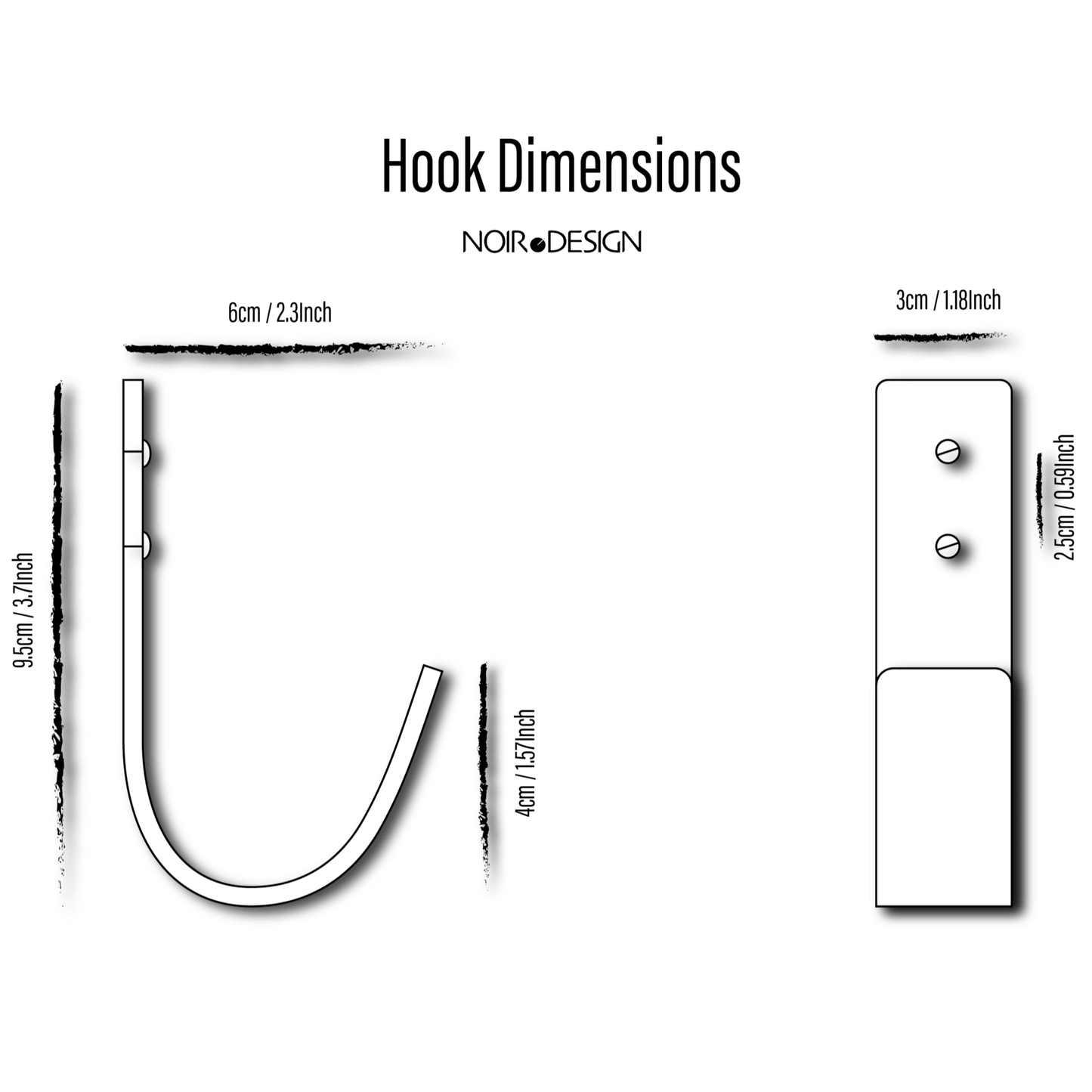 Ash Wall Hooks | Heavy Duty Wooden Coat Hooks | Handcrafted Hardwood | UK Made