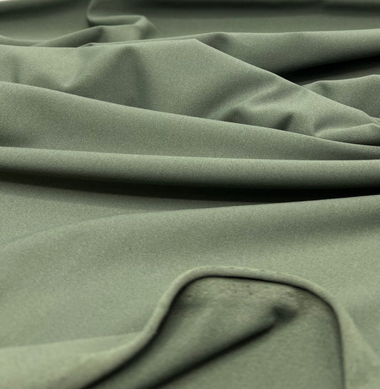 Khaki Stretch Jersey 220GSM 4 Way Stretch Fabric