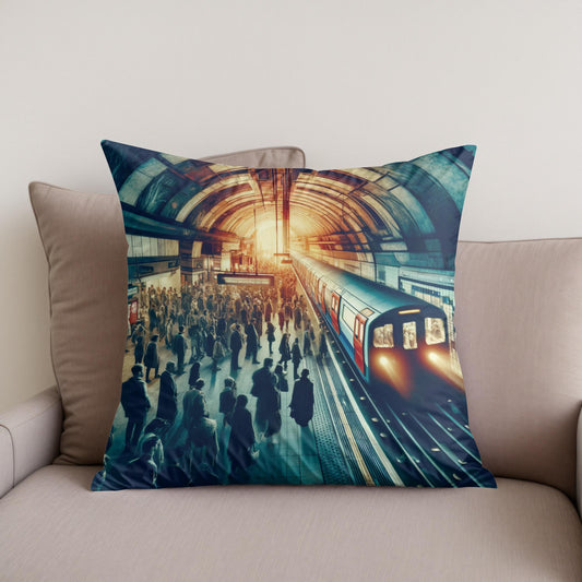 Underground Rhythm Cotton Cushion
