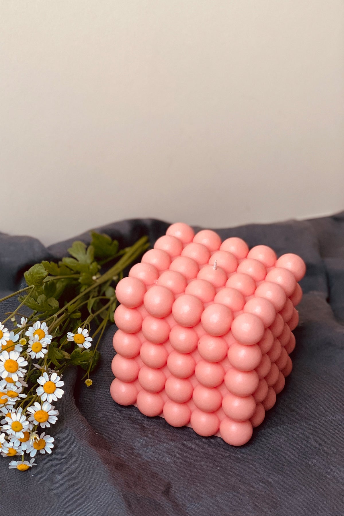 Large Bubble Candle