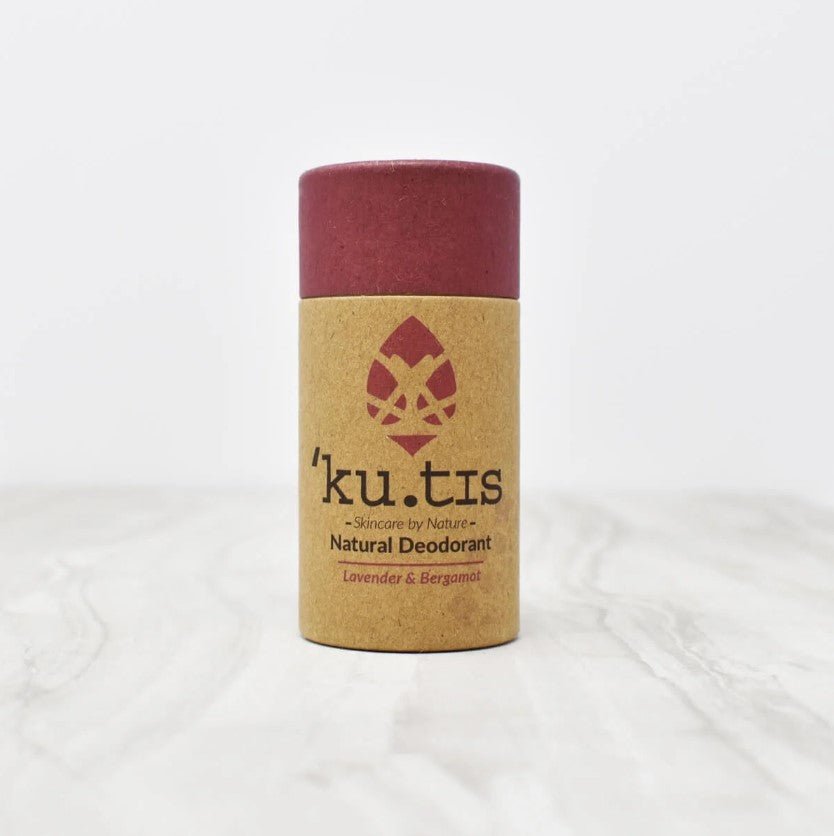 Lavender & Bergamot Natural Roll On Eco Friendly Deodorant, Plastic Free Anti Perspirant