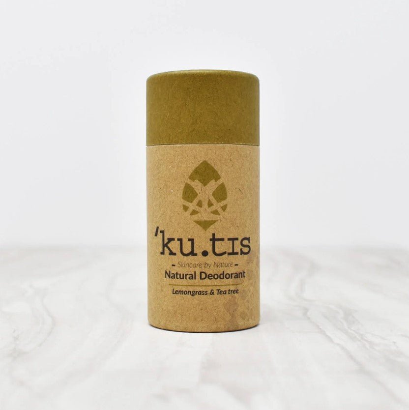 Lemongrass & Tea Tree Natural Roll On Eco Friendly Deodorant, Plastic Free Anti Perspirant