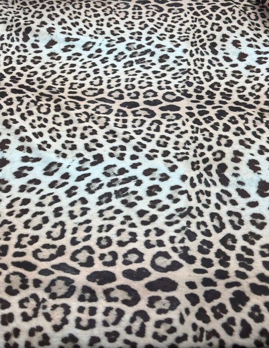 Leopard Animal Swimwear / Sportswear 4 Way Stretch Fabric