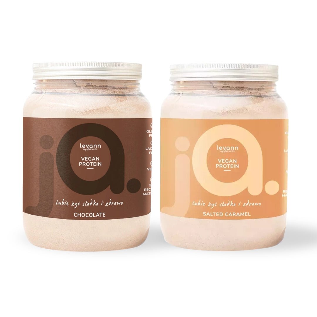 "jA" Vegan Protein: Chocolate +Salted Caramel