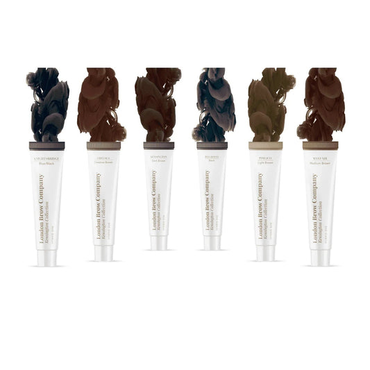 London Hybrid Dye Brow Stain 6 Colour Set