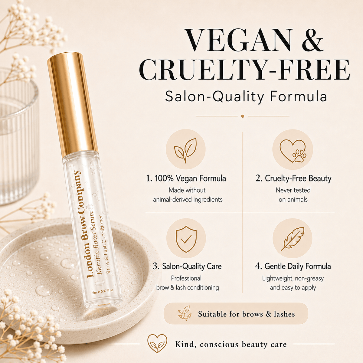 Keratin Brow & Lash Boost Serum | London Brow