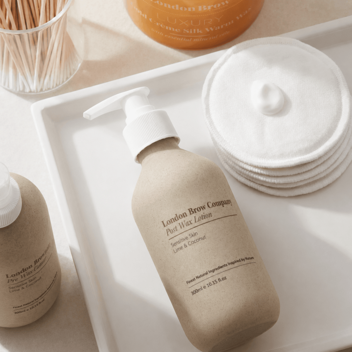 Pre-Wax Cleanser & Post-Wax Lotion Set | London Brow