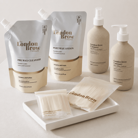 Pre-Wax Cleanser & Post-Wax Lotion Set | London Brow