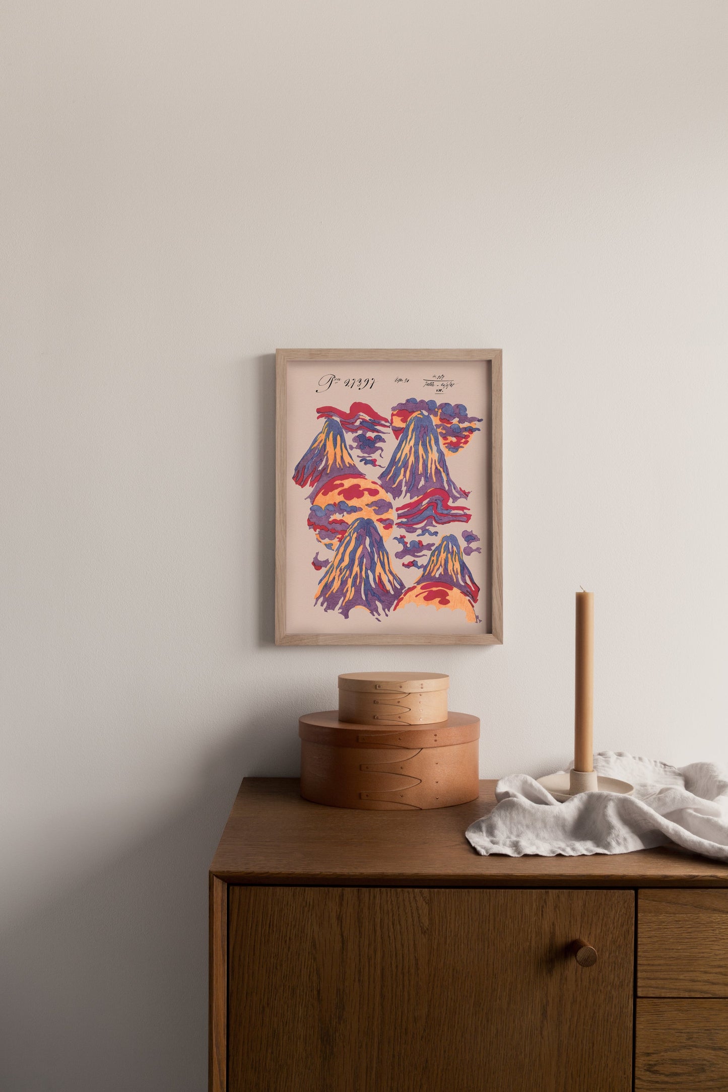 No.001 - Mount Lucio - Vintage Archive Poster Prints