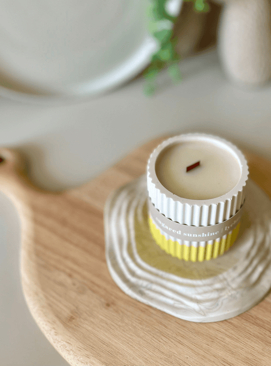 Lychee Stoneware Soy Candle – Fresh Fruity Tropical Candle