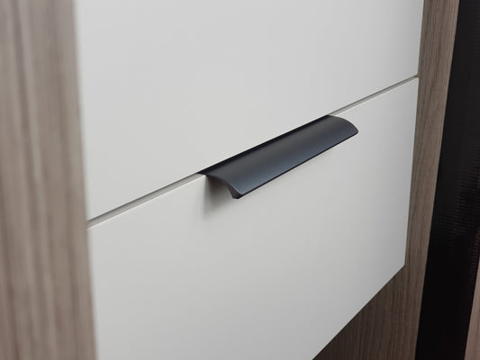 M4TEC Alva Bar Pull Handle Steel Grey VD3