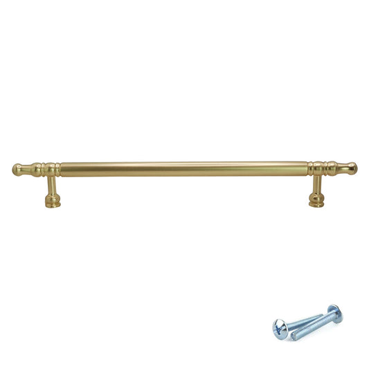 M4TEC Brushed Brass Decorative Bar Handle – VH7 Series (Traditional Cabinet & Drawer Handle)