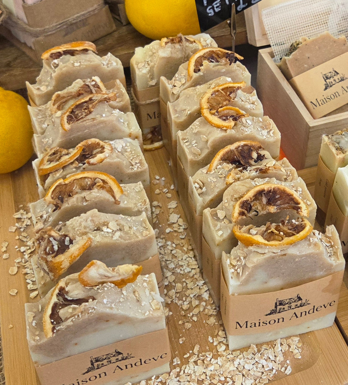 Lemon Oat Soap – Natural Colloidal Oatmeal Bar for Soft, Glowing Skin