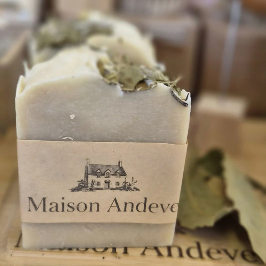 Woodland Ritual Bay Soap Bar – Natural Handmade Herbal Soap with Cedarwood & Rosemary
