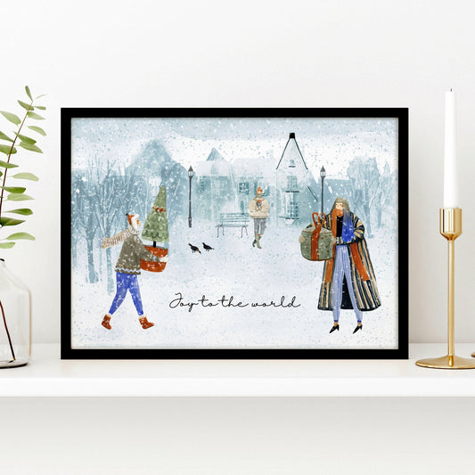 Christmas trees for the wall | wall art print