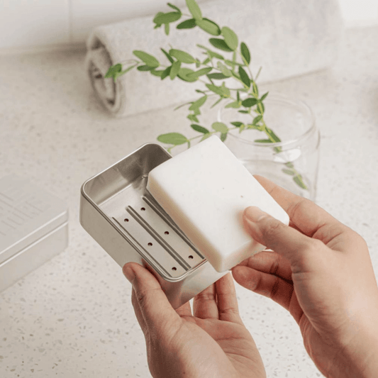 Metal Soap Tin With Lid