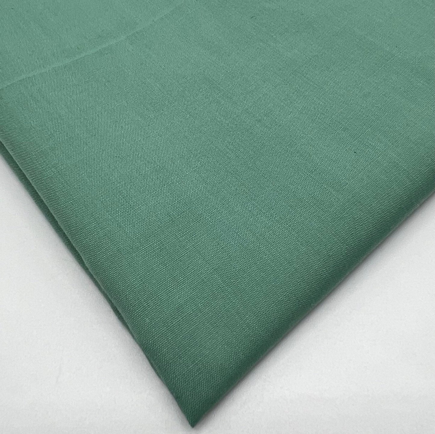 Moss Green Plain Polycotton 105 GSM 80/20 44 Inch Non Stretch
