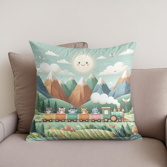 Mountain Express Cotton Cushion