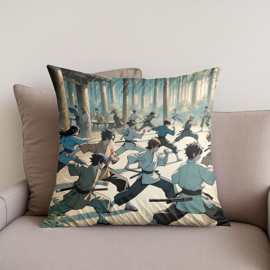 Forest Dojo Chronicles Cotton Cushion