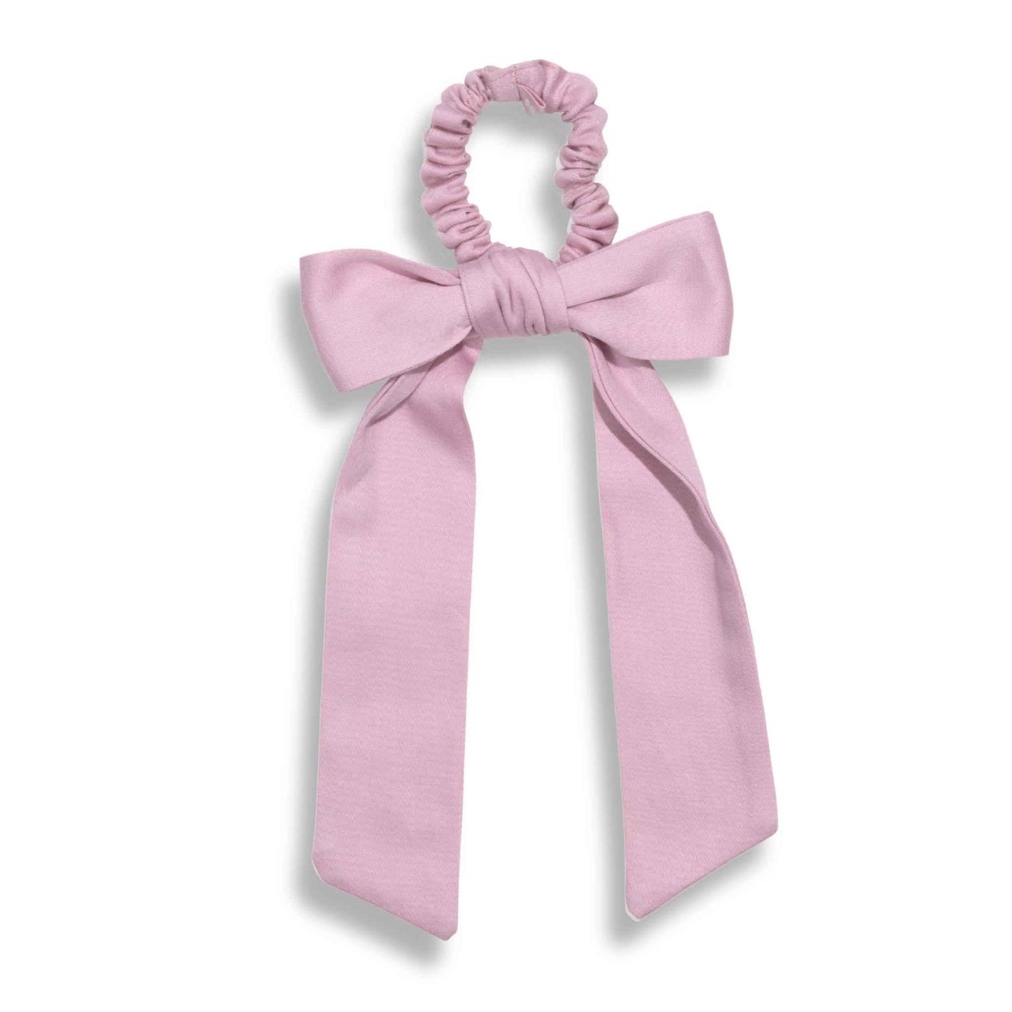 Multi-Use Organic Cotton Satin Bow Scrunchie – Violet Ice