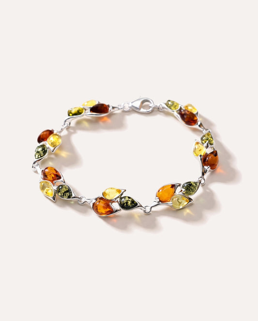 Multicolour Statement Link Bracelet