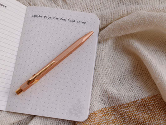 A6 Handmade Notebook with Mushroom & Fern Design