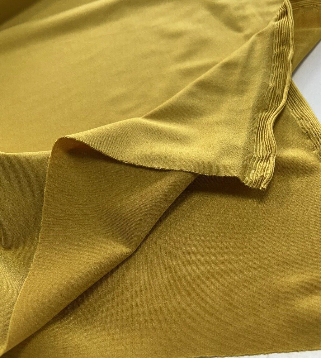 Mustard Gold Swimwear / Sportswear 4 Way Stretch Fabric
