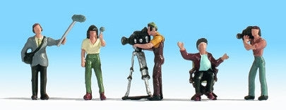 TV Camera Crew Terrarium Figures 15573