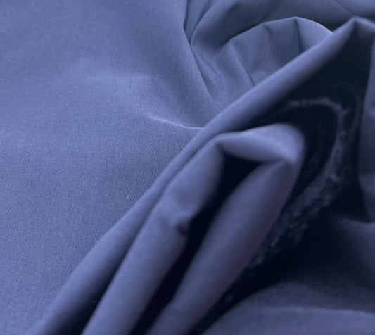 Navy Bengaline Stretch Fabric
