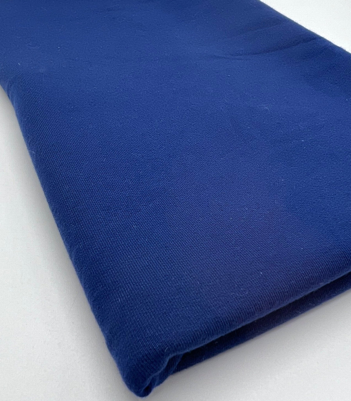 Navy French Terry Loopback Cotton Jersey 230 GSM 95/5 Lycra 4 Way Stretch