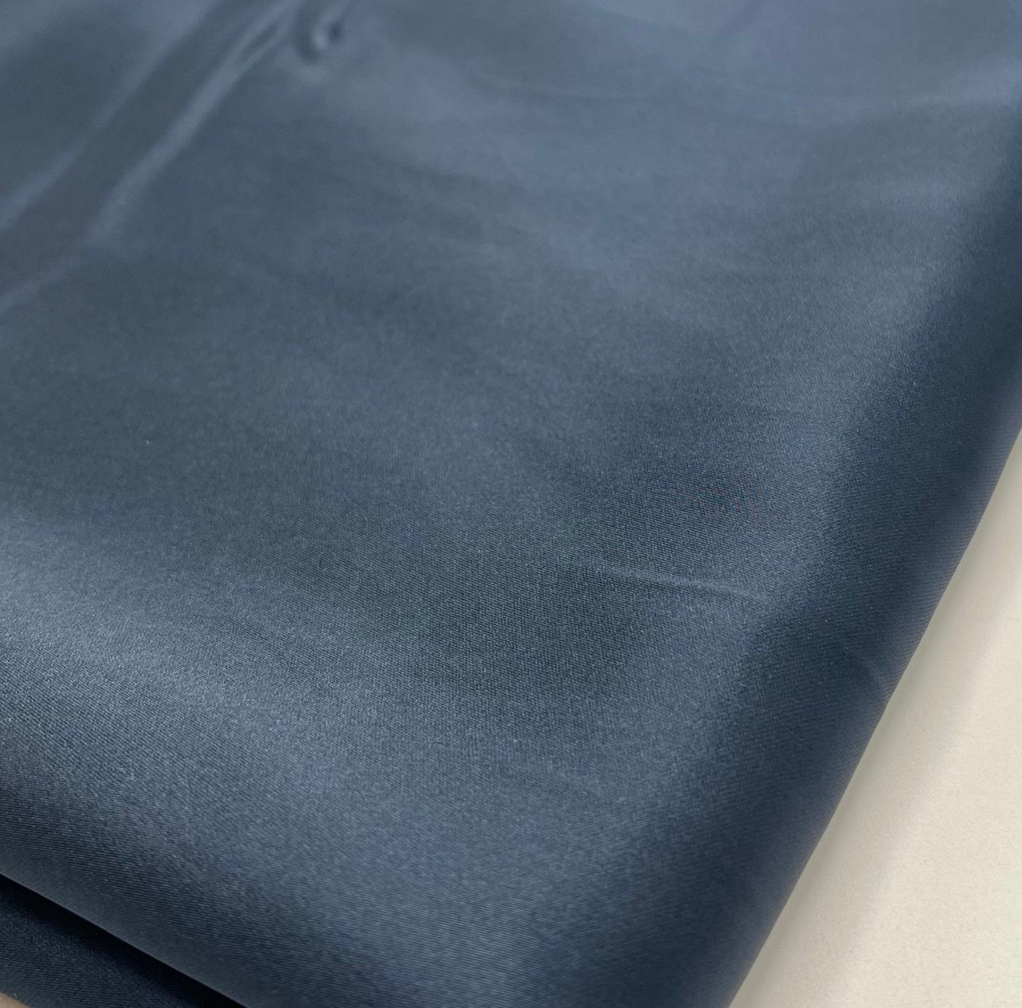 Navy Recycled Satin 160GSM Dress Craft Non Stretch Fabric