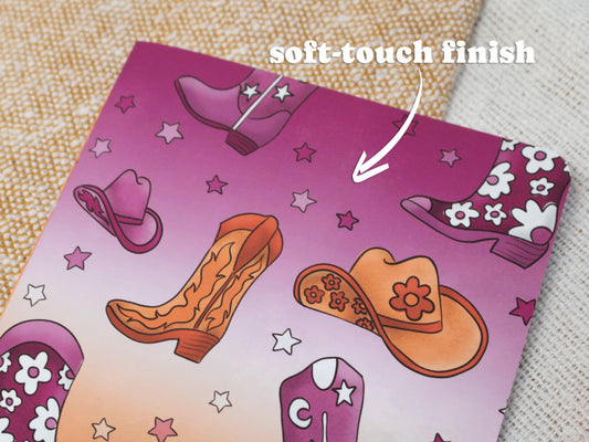 A5 Handmade Notebook with Howdy Design