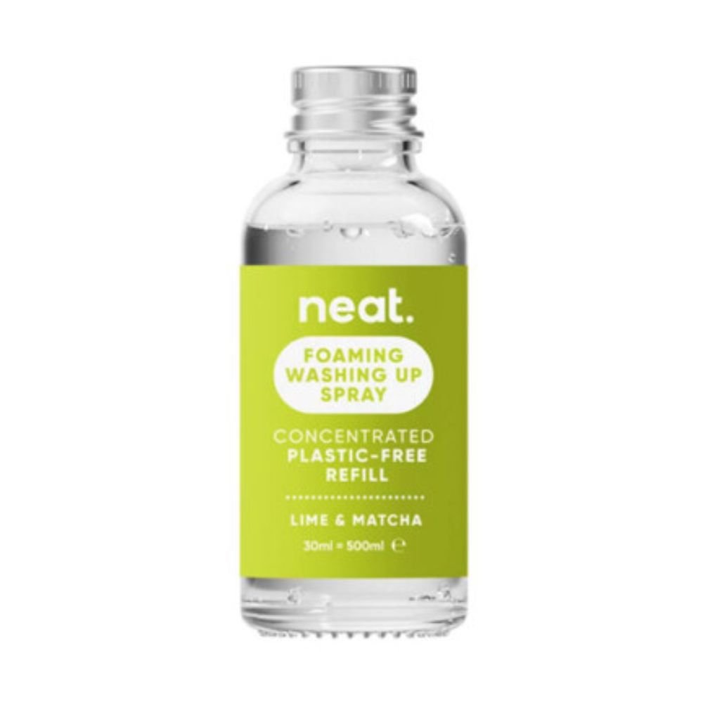 Neat Foaming Washing Up Spray Refill Lime & Matcha Concentrate