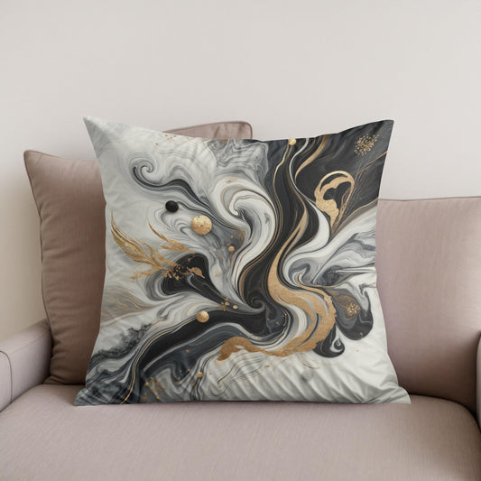 Marble Glamour Cotton Cushion