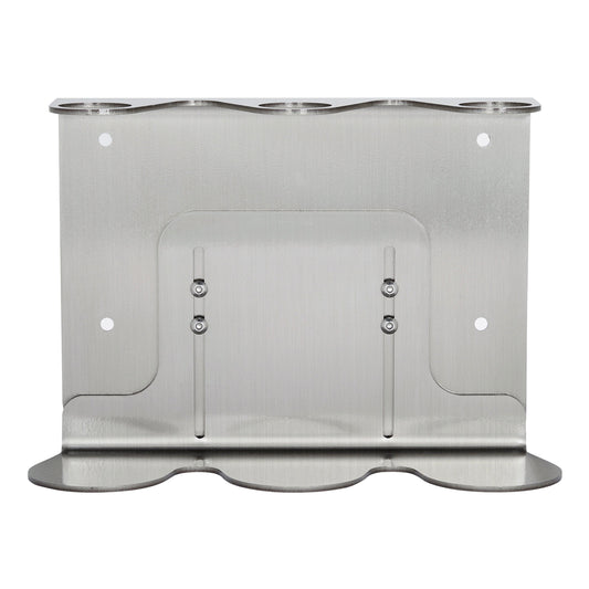 Nickel Triple Wall Mounted Soap Dispenser