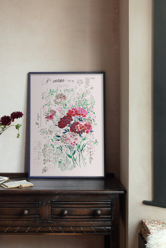 No.100 - Fleurs 1927 - Vintage Archive Poster Prints