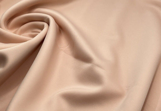 Nude Plain Scuba 4 Way Stretch Smooth Jersey Fabric