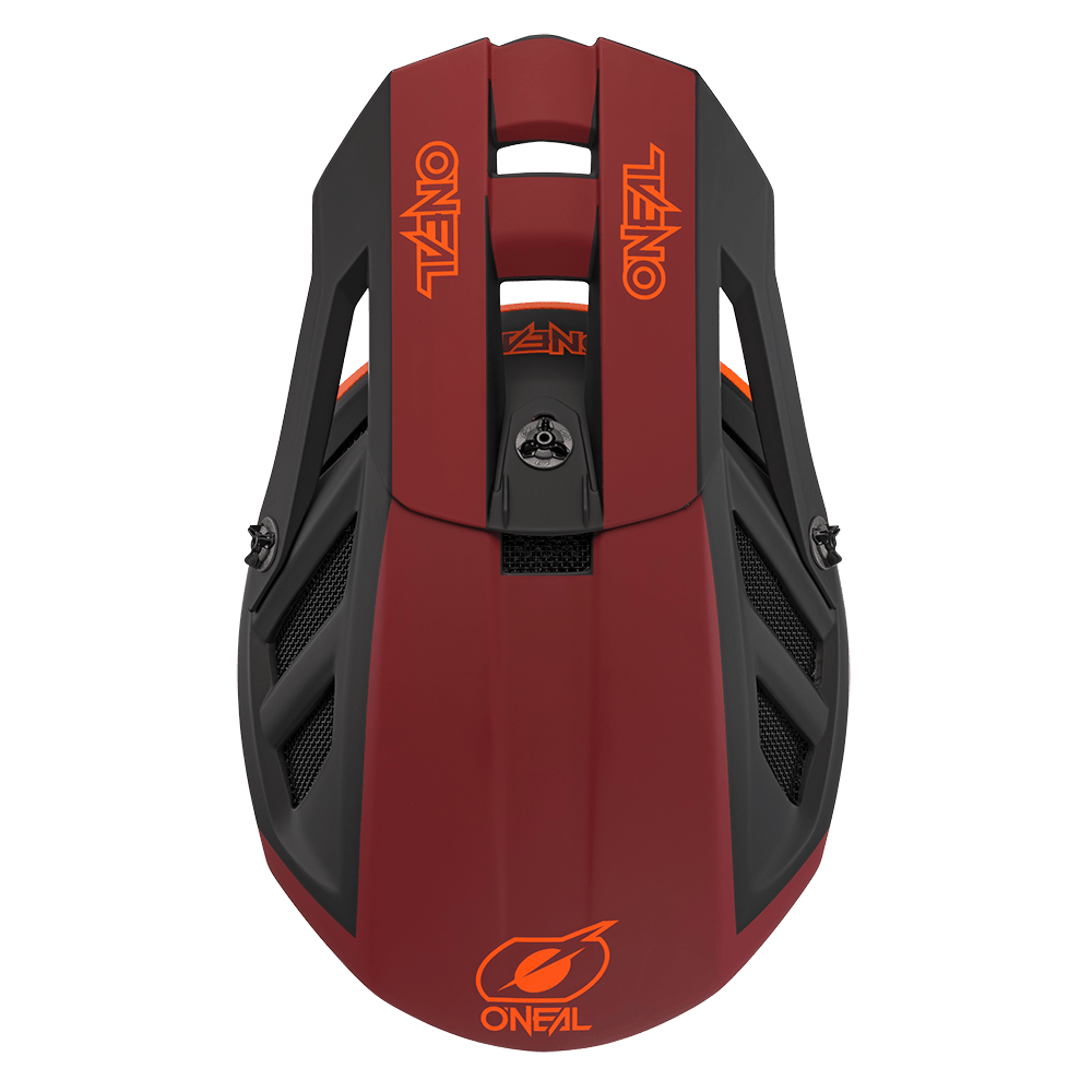 O'Neal Blade Charger V.22 Full Face Helmet, Red/Orange, Large