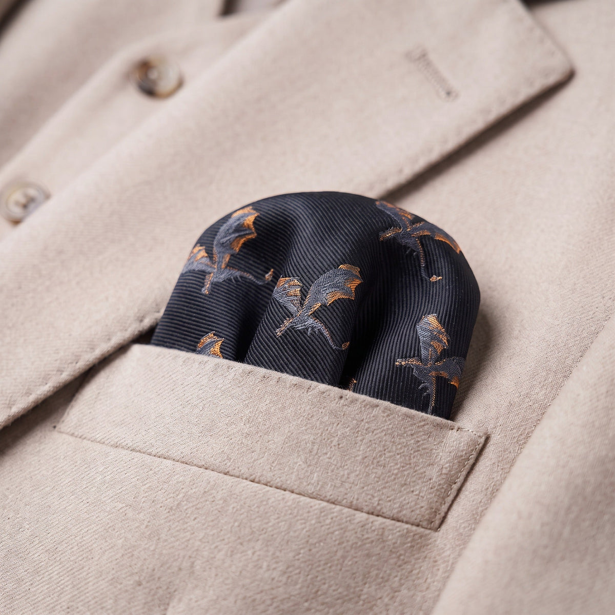 Dragon Pocket Square