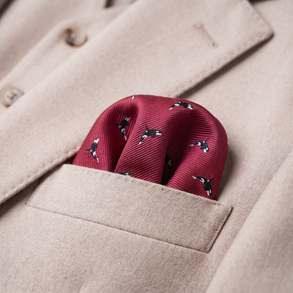 Orca Pocket Square