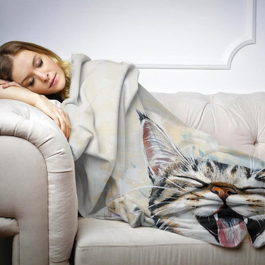 Joyful Whiskers Blanket