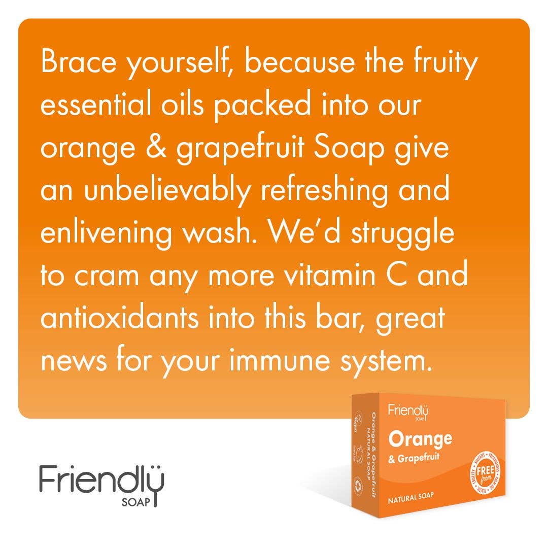 Orange & Grapefruit Eco Friendly Soap Bar